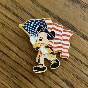 Disney patriotic Mickey Mouse pin